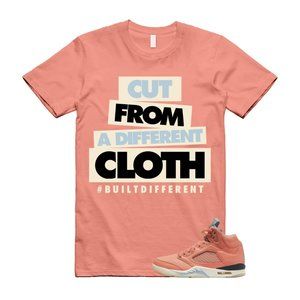 Jordan 5 Crimson Bliss DJ Khaled Leche Blue Sail We The Best Retro T Shirt Match